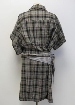 Preen Tartan Grey Dress 3
