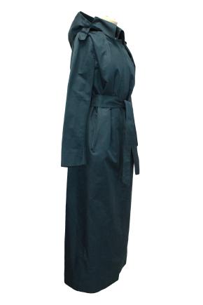 Brioni Blue Long Trench Coat 2