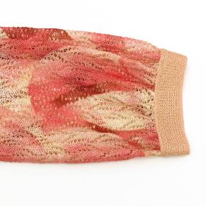 Missoni Peach and Gold Lame Knee Length Wrap Dress 5