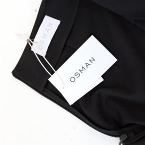 Osman black asymmetrical skirt with pockets 7