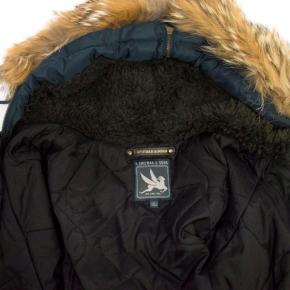 I. Spiewak & Sons Padded Navy Jacket with Coyote Fur Trim 6