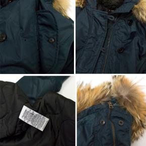 I. Spiewak & Sons Padded Navy Jacket with Coyote Fur Trim 9