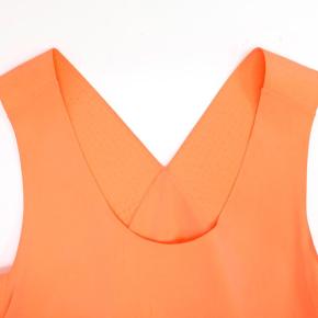 Chloe Neon Orange Silk Top with Cut-out Side Panels 5