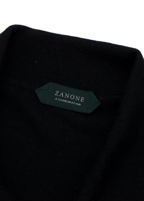 navy wool long sleeved cardigan 5