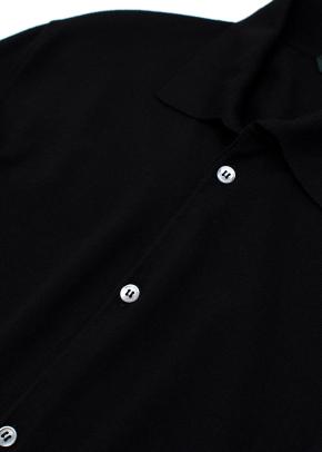 navy wool long sleeved cardigan 7