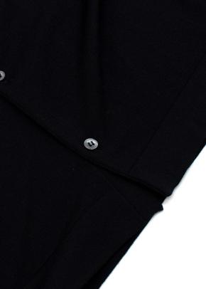 navy wool long sleeved cardigan 8