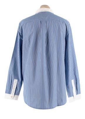 Blue & White Striped Shirt 2