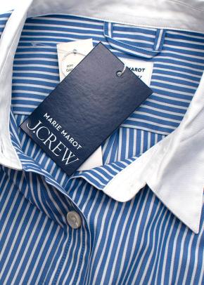 Blue & White Striped Shirt 5