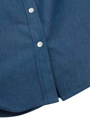 Navy White Collar  Shirt 8