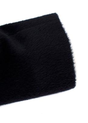 Navy Blue Llama Wool Blend Coat 5