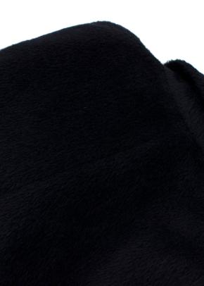 Navy Blue Llama Wool Blend Coat 6