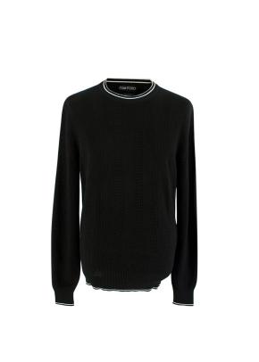 Tom Ford Black Silk & Cotton Knitted Jumper 2