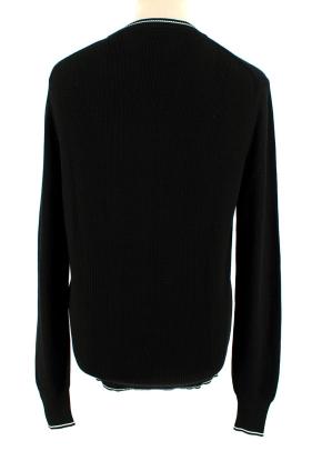 Tom Ford Black Silk & Cotton Knitted Jumper 6