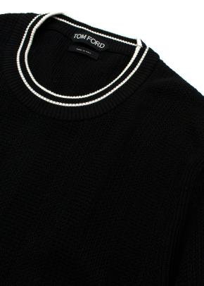 Tom Ford Black Silk & Cotton Knitted Jumper 5