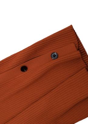 Rib Knit Polo Midi Dress 8