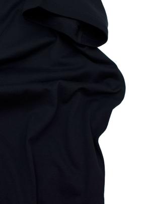 Crew Neck Black Cotton T-Shirt 6