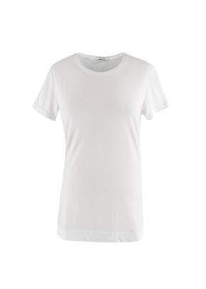 Adam Lippes White Cotton Round Neck T-shirt 2