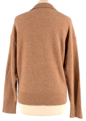 J Crew Brown Wool V-neck Jumper 4
