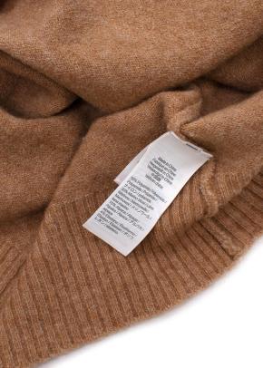 J Crew Brown Wool V-neck Jumper 6