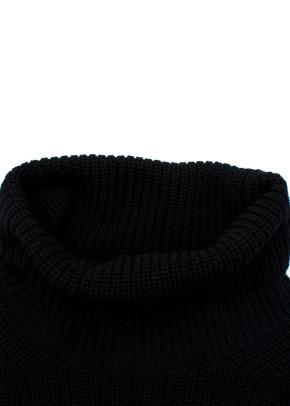 J Crew Black Cotton Turtleneck Jumper 5