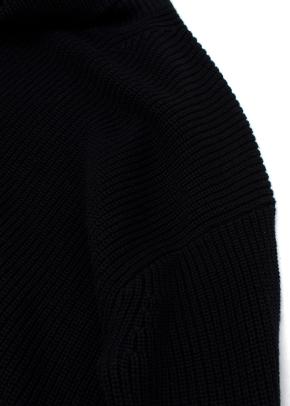 J Crew Black Cotton Turtleneck Jumper 6