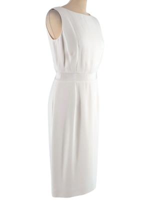 Cream Sleeveless Midi Dress 3