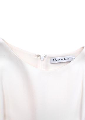 Cream Sleeveless Midi Dress 5