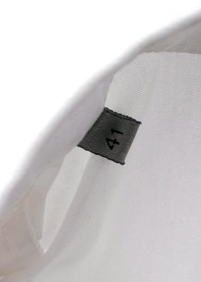 White Cotton Long Sleeve Shirt with CD Poppers 6