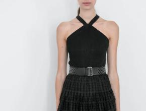 Black Halterneck Cropped Top 2