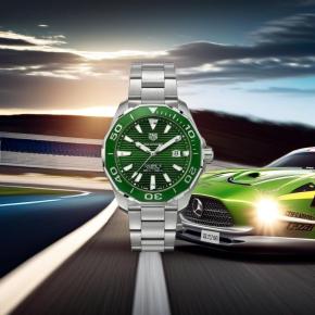 TAG Heuer Green Aquaracer 43mm Calibre 5 Automatic Men's Watch 6