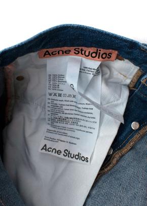 1996 Trash Dark Blue Straight Leg Jeans 7