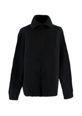 Black Merino Wool Roberta Jumper 3