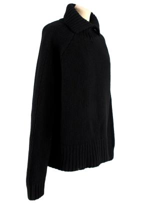 Black Merino Wool Roberta Jumper 5