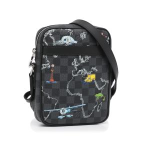 Damier Graphite Renaissance Map Danube Slim PM 2