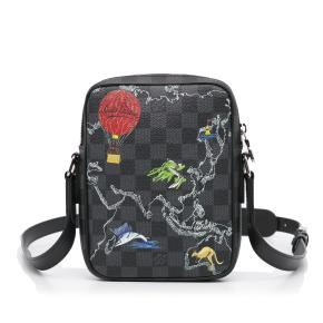 Damier Graphite Renaissance Map Danube Slim PM 4