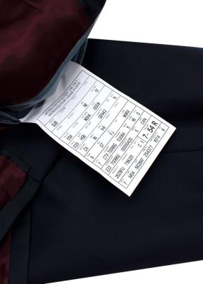 Gucci Navy Wool Blend Single Breasted Suit 8