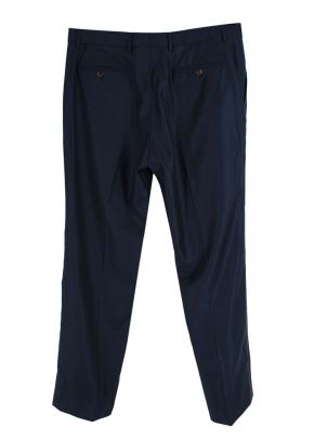 Gucci Navy Wool Blend Single Breasted Suit 10