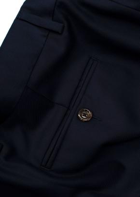 Gucci Navy Wool Blend Single Breasted Suit 14