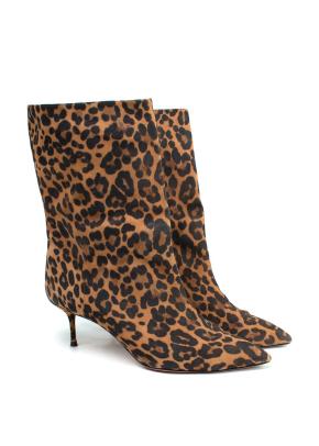 Very Boogie 60 Leopard-print Suede Ankle Boots 2