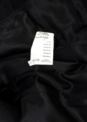 Miu Miu Black Wool Blend Double Breasted Jacket & A-line Mini Skirt 11