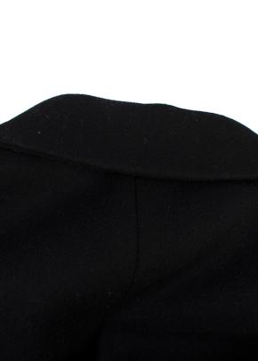 Miu Miu Black Wool Blend Double Breasted Jacket & A-line Mini Skirt 6