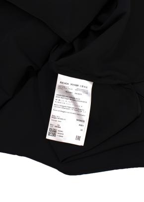 Escada Black Silk Oversize Shirt 7