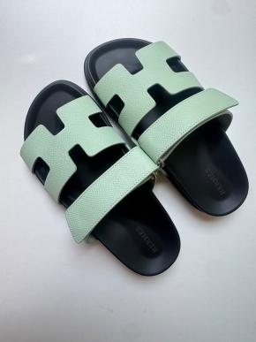 Hermes Vert Jade Chypre Sandals 7