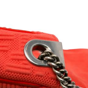 Fendi Red Monogram Midi Chain Baguette 10