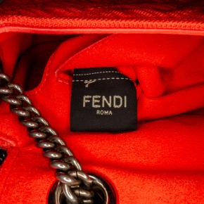 Fendi Red Monogram Midi Chain Baguette 8
