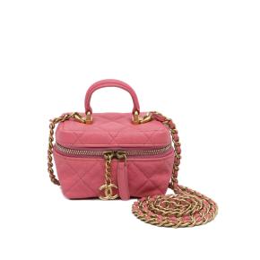 Chanel Pink Caviar Micro Vanity Case 2
