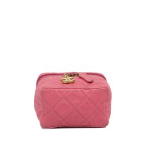 Chanel Pink Caviar Micro Vanity Case 6
