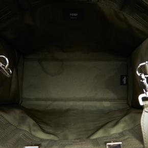 Fendi Khaki Green Medium Zucca Sunshine Shopper Tote 5