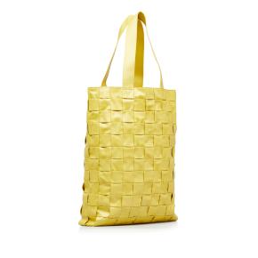 Bottega Veneta Yellow Maxi Intrecciato Cassette Tote Bag 2