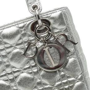 Dior Small Metallic Silver  My Lady Dior Lucky Badges 9